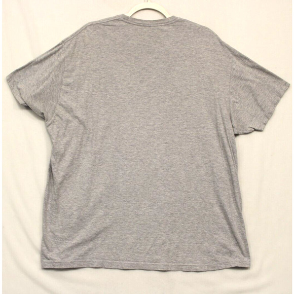 Columbia American Flag Fishing Graphic T-Shirt Men XXL Short Sleeve Gray Crew - Picture 2 of 7